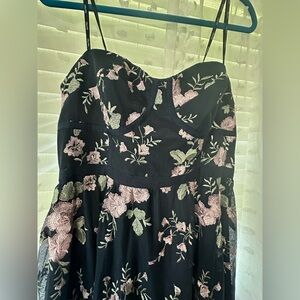 City Chic strapless floral dress, "Aphrodite" XS (14)